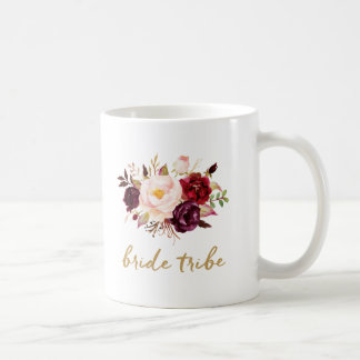 Bride Tribe Coffee Mok - Floral, Rozen