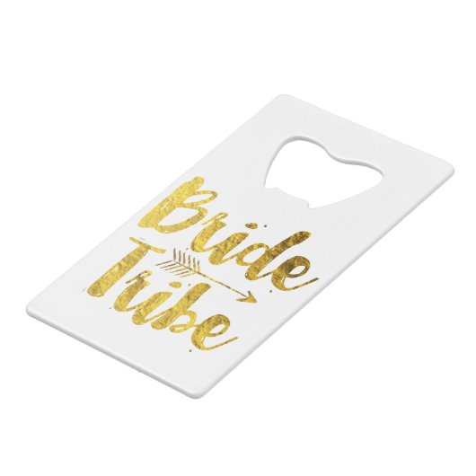Bride Tribe Creditkaart Flessenopener (Achterkant Gekanteld)