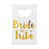 Bride Tribe Creditkaart Flessenopener (Achterkant)