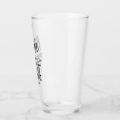 Bride Tribe Custom Name Bridesmaid Script Glas (Links)