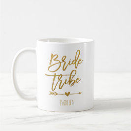 Bride tribe faux goudfolie koffiemok