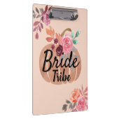 Bride Tribe Gepersonaliseerd Herfst Roos Goud Klembord (Rechts)