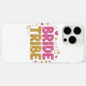 Bride Tribe Glitter iPhone Case (Achterkant (horizontaal))