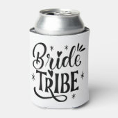 Bride Tribe Glitter Schrift Blikjeskoeler (Blikje Voorkant)