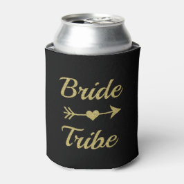 Bride Tribe Gold Glitter Bruidsmeisje koelbox Blikjeskoeler