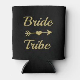 Bride Tribe Gold Glitter Bruidsmeisje koelbox Blikjeskoeler