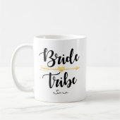 Bride Tribe Gold Wedding Custom-2 Koffiemok (Links)