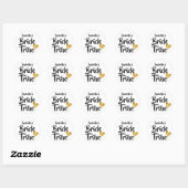 Bride Tribe Gouden Datum Hart Persoonlijk Ronde Sticker (Vel)