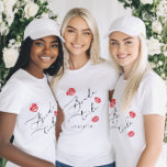 Bride Tribe Kus de Miss Goodbye T-shirt<br><div class="desc">Bride Tribe Kiss the Miss Goodbye T-shirt bijpassende items zijn beschikbaar.</div>