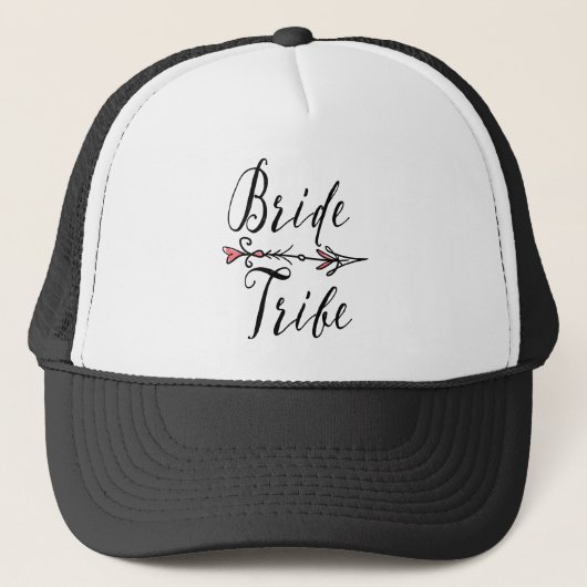 Bride Tribe met Arrow Trucker Hat Pet (Voorkant)