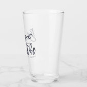 Bride Tribe Modern en Eenvoudig handgeschreven Glas (Links)