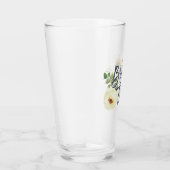 Bride Tribe Modern Waterverf Floral Foliage Glas (Rechts)