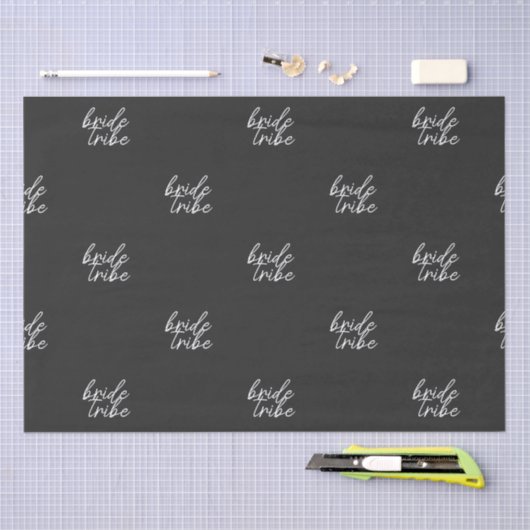Bride Tribe | Moderne Bruidsborrel Tissuepapier (Craft)