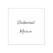 Bride tribe monogram bridal shower simple golden p rubberstempel (Afrduk)