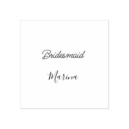 Bride tribe monogram bridal shower simple golden p rubberstempel (Afrduk)