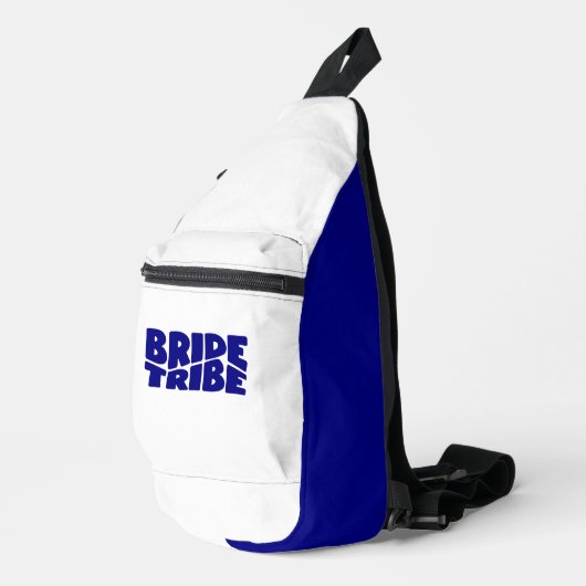 Bride Tribe Navy White Sling Bag (Rechterhoek)