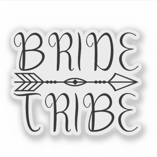 Bride Tribe new Sticker (Voorkant)