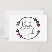 Bride Tribe Note Cards Bedankkaart (Voorkant)