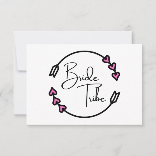 Bride Tribe Note Cards Bedankkaart (Voorkant)