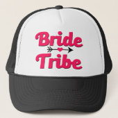 Bride Tribe Pink and Black women's pet (Voorkant)
