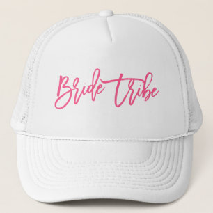 Bride Tribe Pink Script Trucker Pet