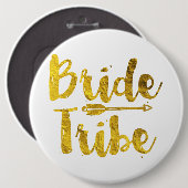 Bride Tribe Ronde Button 6,0 Cm (Voorkant /achterkant)