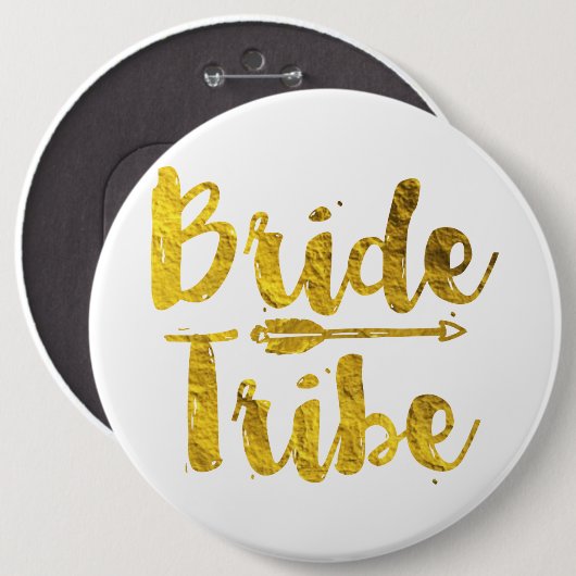 Bride Tribe Ronde Button 6,0 Cm (Voorkant /achterkant)