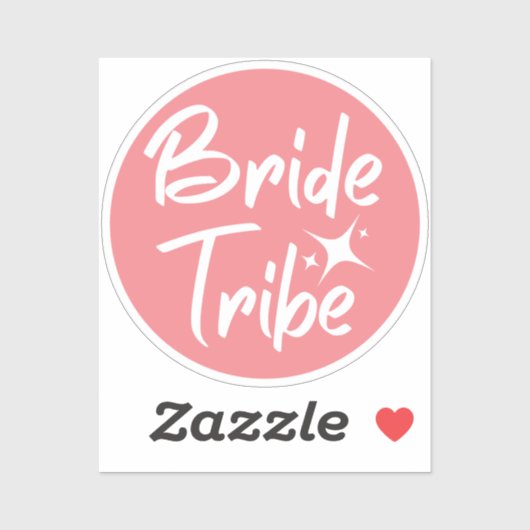 Bride Tribe Roos Bachelorette Sticker (Vel)