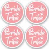 Bride Tribe Roos Bachelorette Sticker (Voorkant)