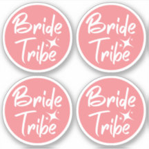 Bride Tribe Roos Bachelorette Sticker