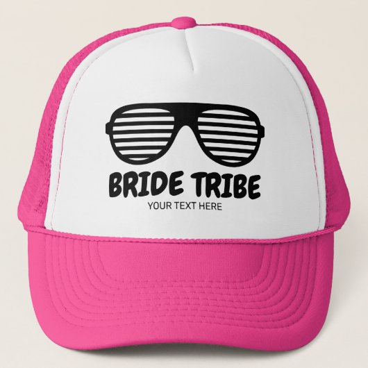Bride Tribe roze aangepast roze bachelorette Trucker Pet (Voorkant)