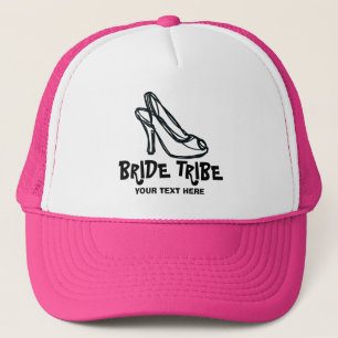 Bride Tribe-schoen aangepast roze bachelorette Trucker Pet