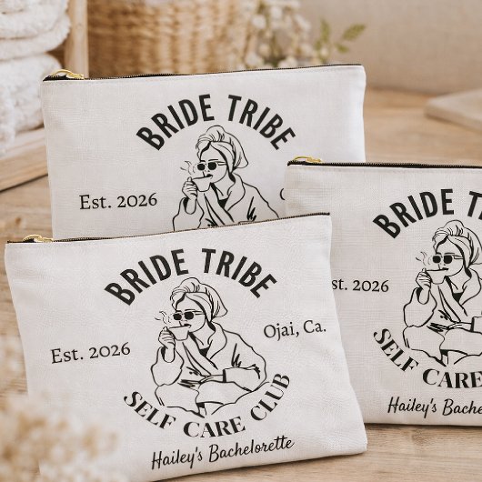 Bride Tribe Self Care Club Makeup Bags | Spa Bache Etui