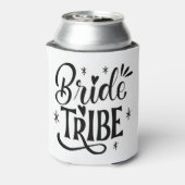 Bride Tribe Sparkle Script Blikjeskoeler (Blikje Achterkant)