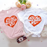 Bride Tribe T-Shirt Bachelorette Retro Bride T-shi<br><div class="desc">Bride T-Shirt Bachelorette Retro Bride T-shirt  Bride om Bride's Maid BrideTribe te zijn</div>
