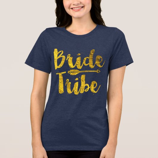Bride Tribe Tri-Blend Shirt (Voorkant)