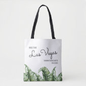 Bride Tribe Tropical Las Vegas Tote Bag (Voorkant)