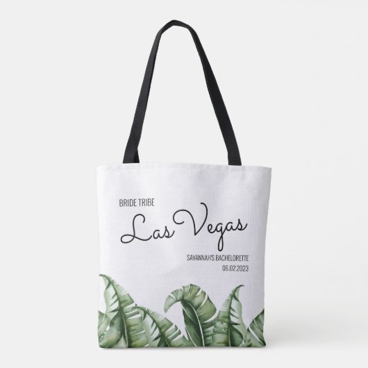 Bride Tribe Tropical Las Vegas Tote Bag (Achterkant)
