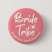 Bride Tribe Vrijgezellenfeest Button (Voorkant)
