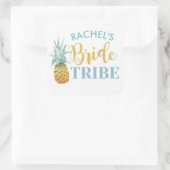 BRIDE Tribe Vrijgezellenfeest Stickers Ananas Luau (Tas)