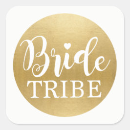 Bride Tribe Vrijgezellenfeest Stickers Gouden Brui
