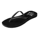 Bride Tribe White Script Teenslippers (Schuin)