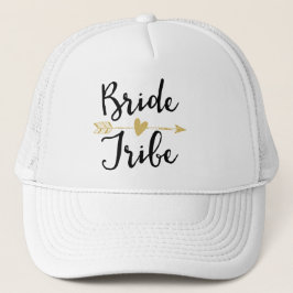 Bride Tribe | Zwart-wit en Golden Trucker Pet