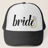 Bride Trucker Hat Pet (Voorkant)