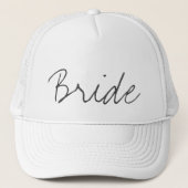 Bride Trucker Hat Trucker Pet (Voorkant)