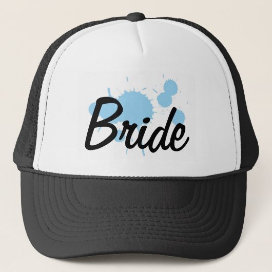 Bride Trucker Hat Trucker Pet (Voorkant)