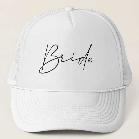 Bride Trucker Hat voor Bachelorette Party Trucker Pet (Voorkant)