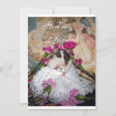 Bride Trudy Rat Invitation Kaart (Voorkant)