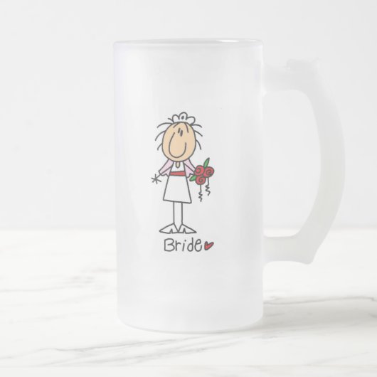 Bride Tshirts en cadeaus Matglas Bierpul (Rechts)