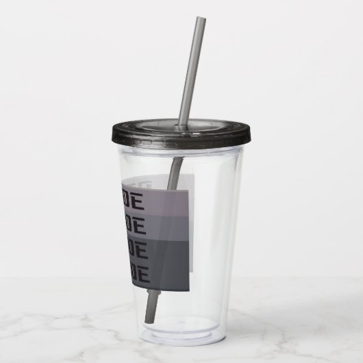 BRIDE TUMBLER ACRYL DRINKBEKER (Achterkant)